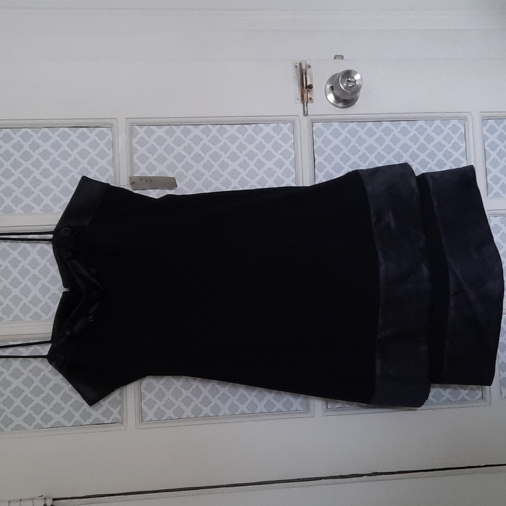 Black mini dress